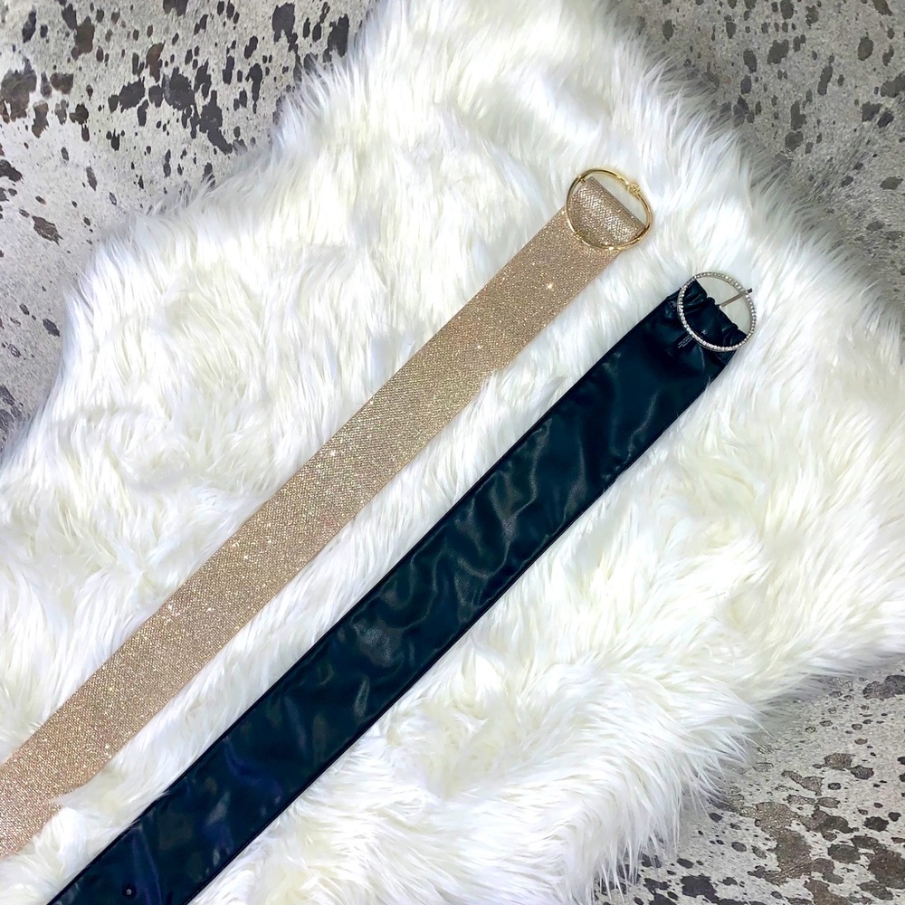 High waist belts (x2)